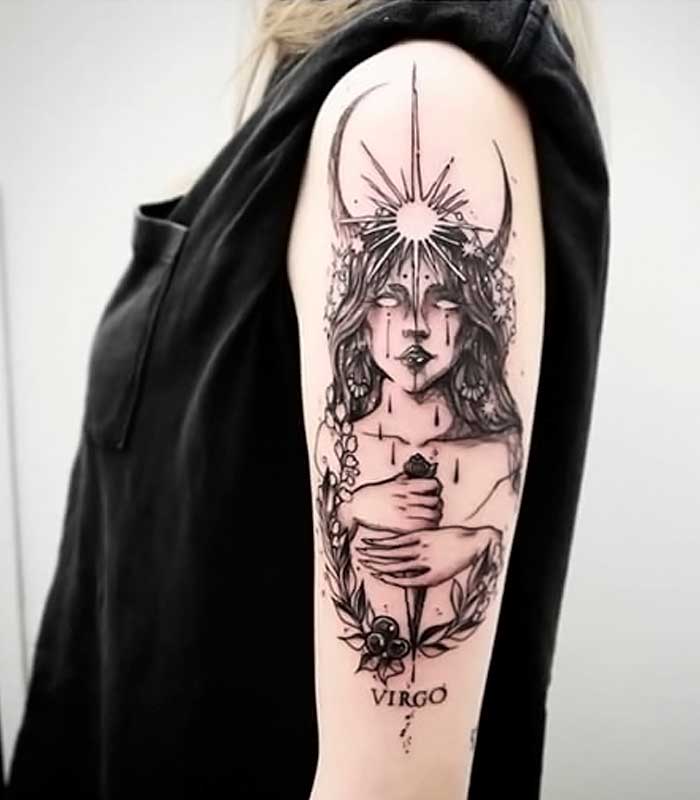 tattoos virgo para damas