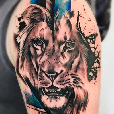 tatuaje de leon significadodetatuajes.org