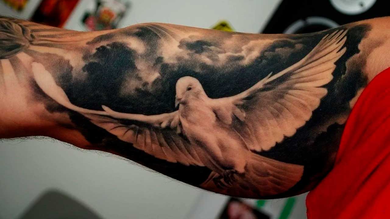 Tatuajes de palomas: 🕊️ Significado +100 imágenes