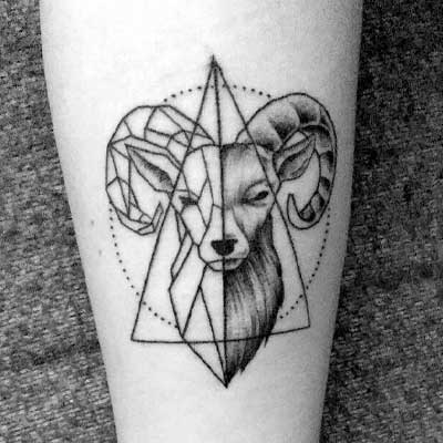 tatuaje signo zodiacal aries
