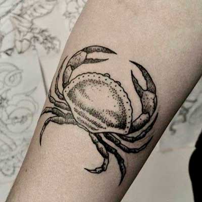 tatuaje signo zodiacal cancer