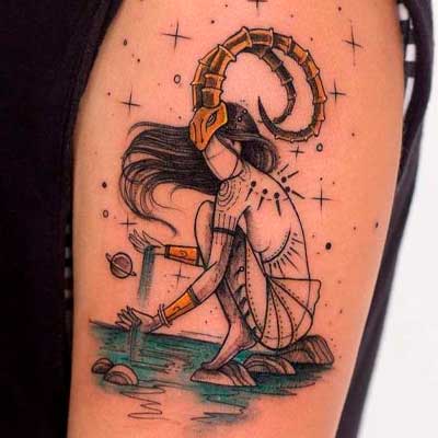 tatuaje signo zodiacal capricornio