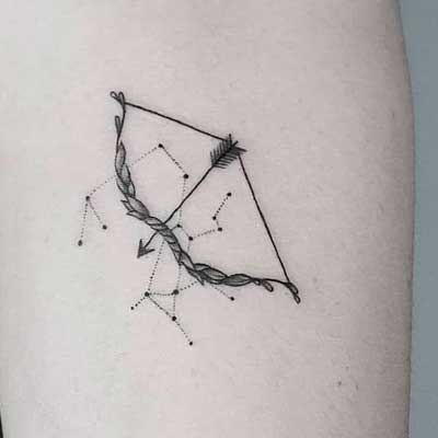 tatuaje signo zodiacal sagitario