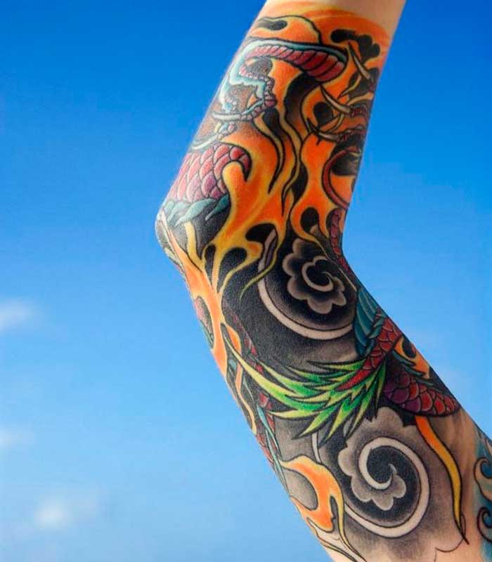 tatuajes a colores para hombres