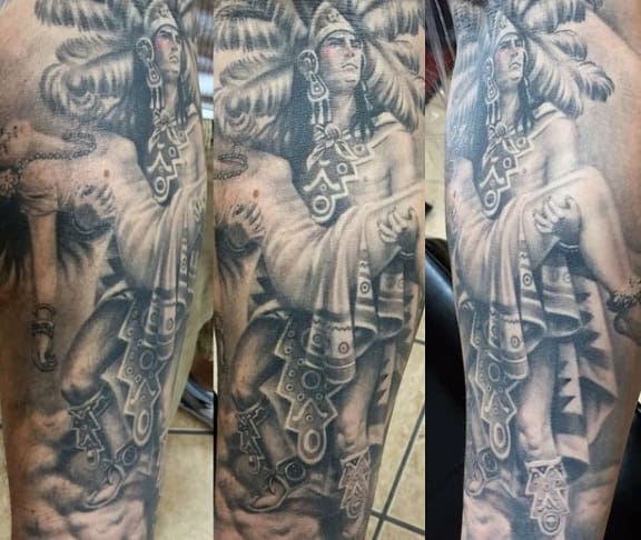 tatuajes aztecas 37