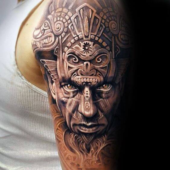 tatuajes aztecas para caballeros
