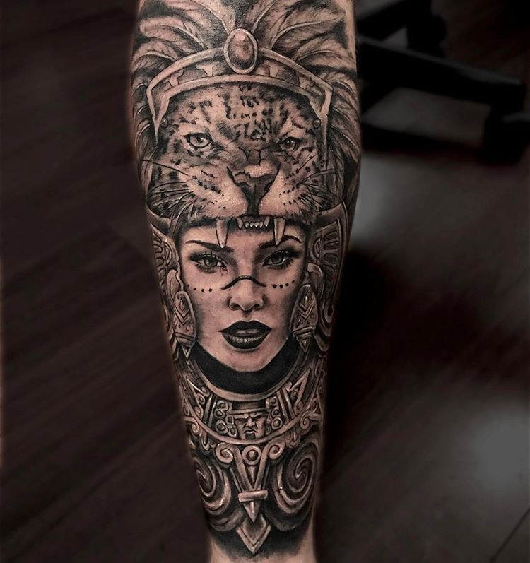 tatuajes aztecas para mujeres
