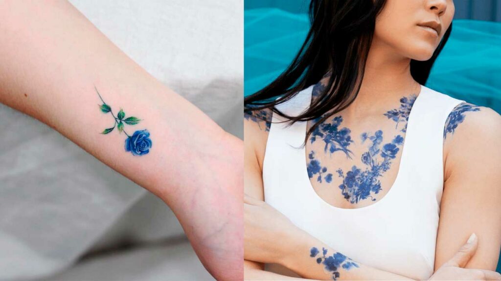 tatuajes azules
