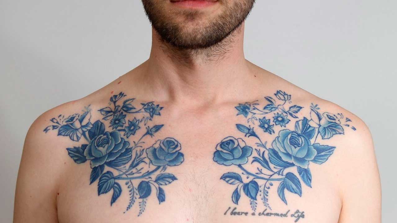 tatuajes azules para chicos
