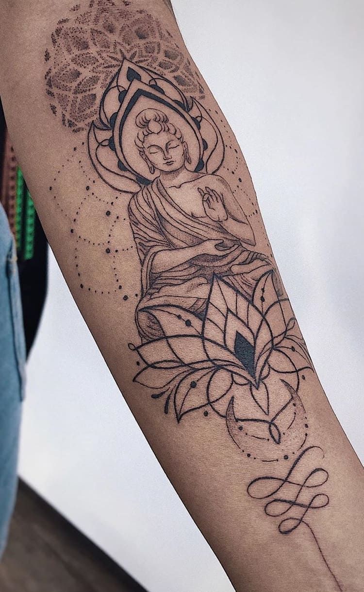 tatuajes budistas mujeres