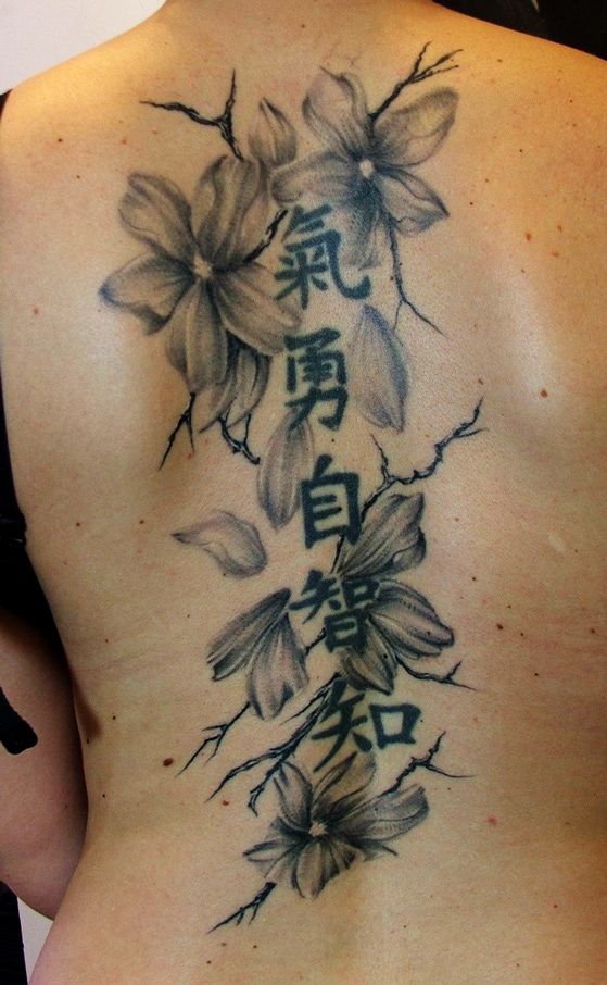 tatuajes chinos para mujeres 8