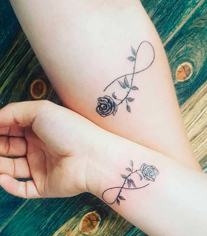 tatuajes con infinito para parejas