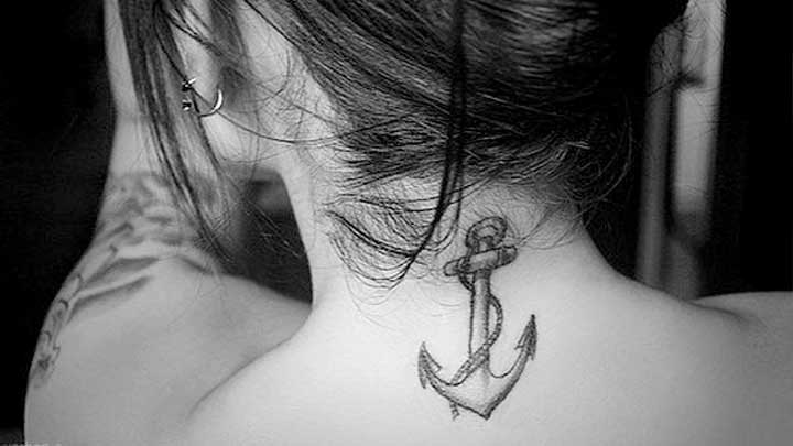tatuajes de anclas en el cuello significadodetatuajes.org