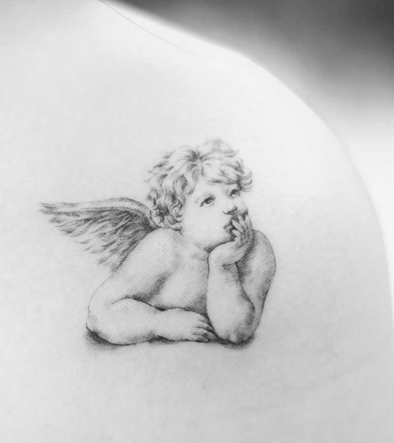 tatuajes de angeles bebes 1