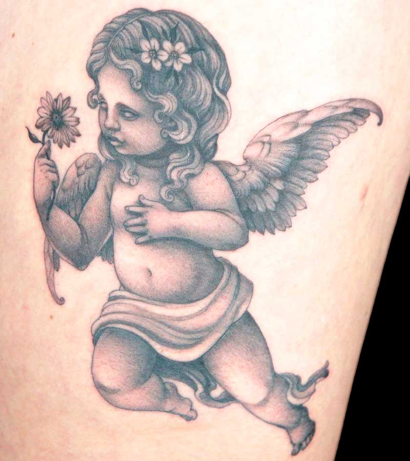 tatuajes de angeles bebes 3