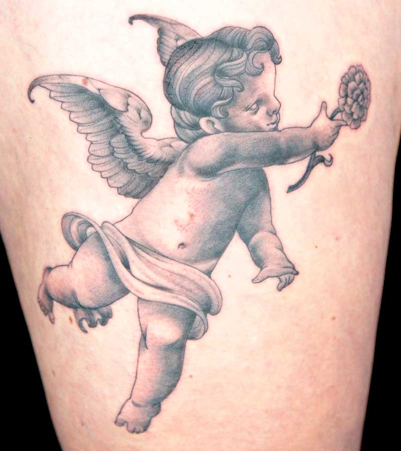 tatuajes de angeles bebes 4