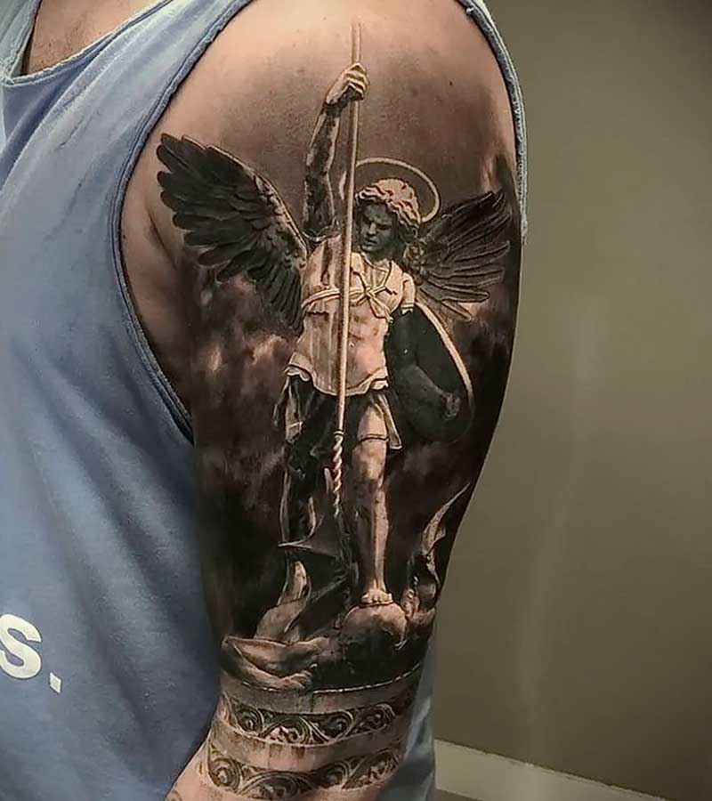tatuajes de angeles guerreros 2
