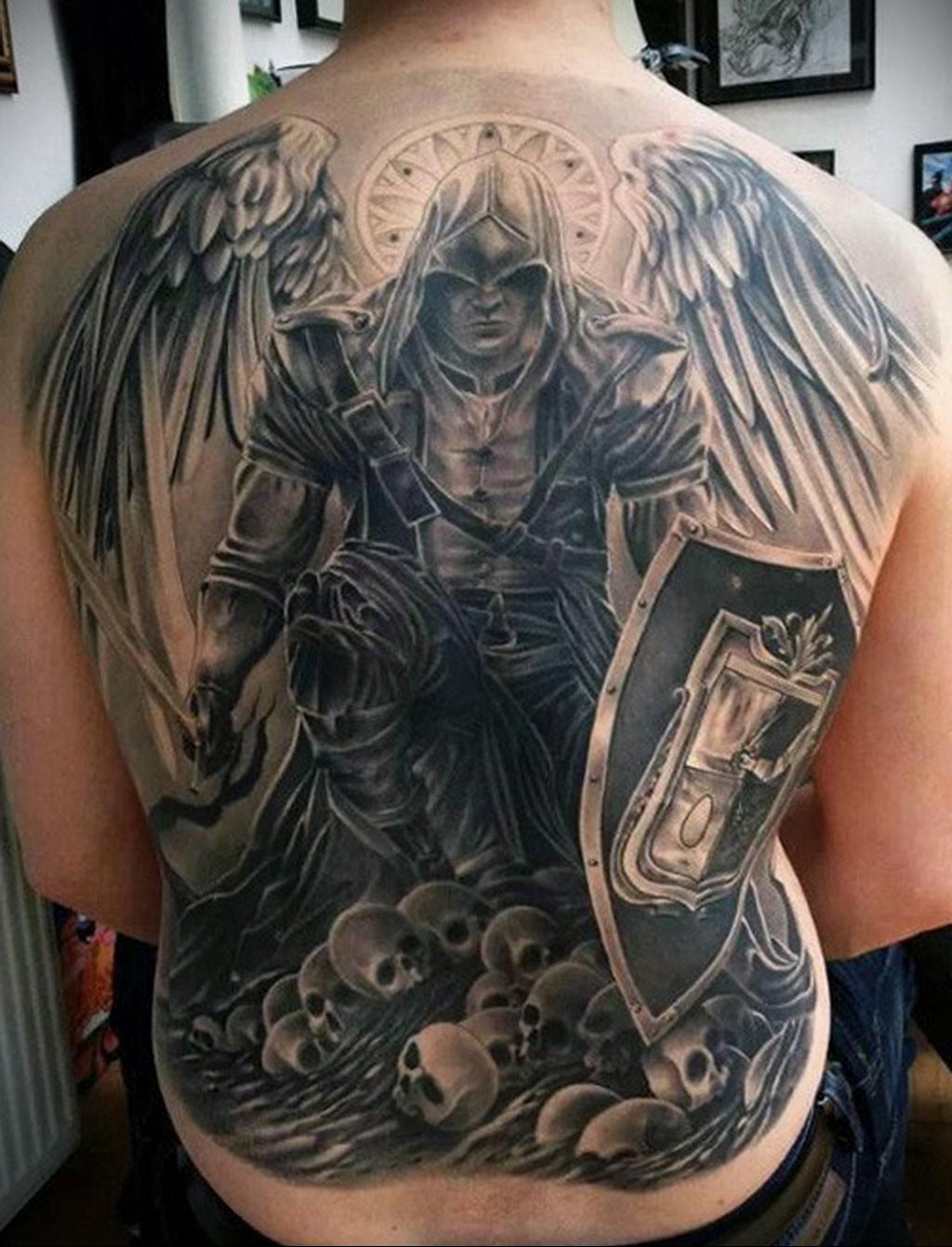 tatuajes de angeles guerreros 3