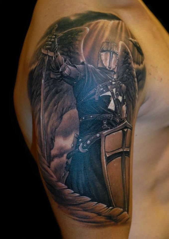 tatuajes de angeles guerreros 6