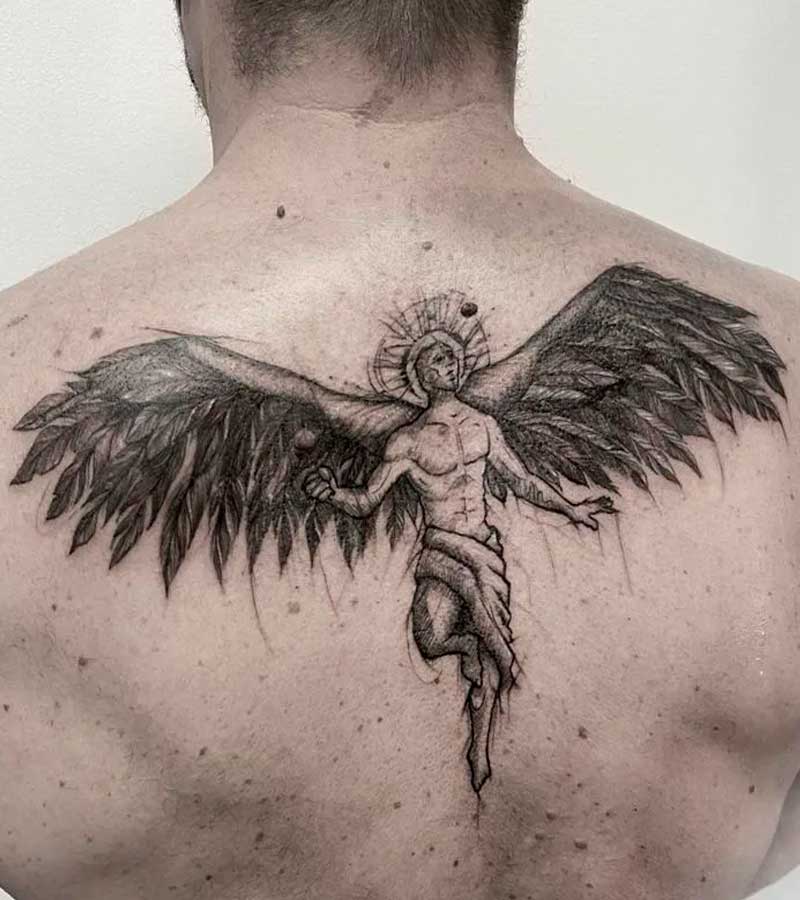 tatuajes de angeles para hombres 16