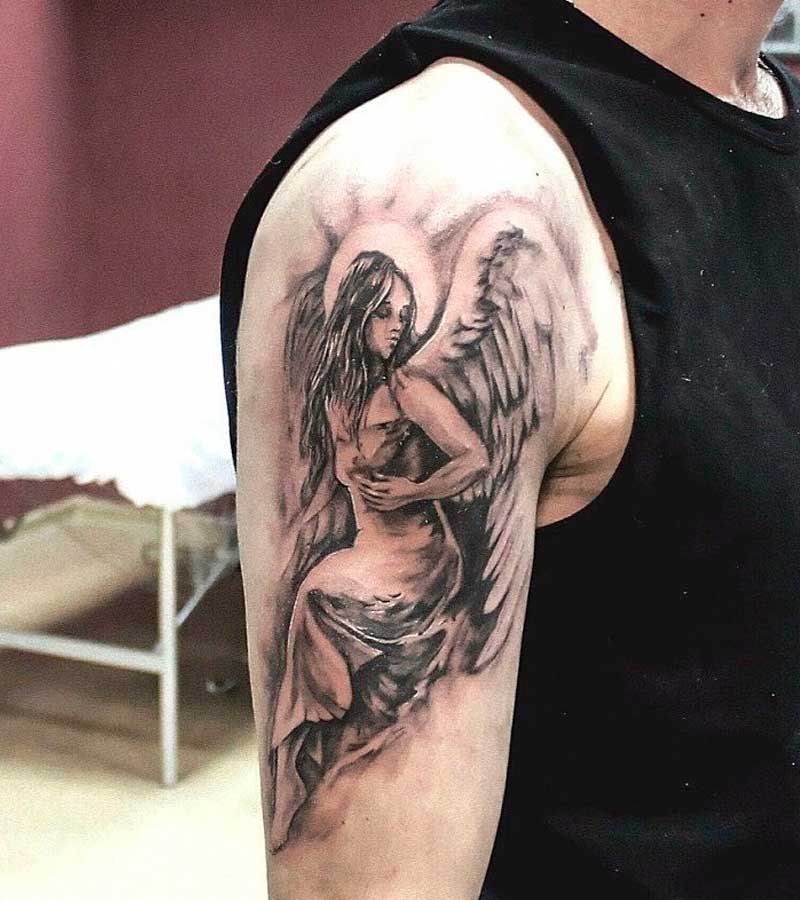 tatuajes de angeles para hombres 5