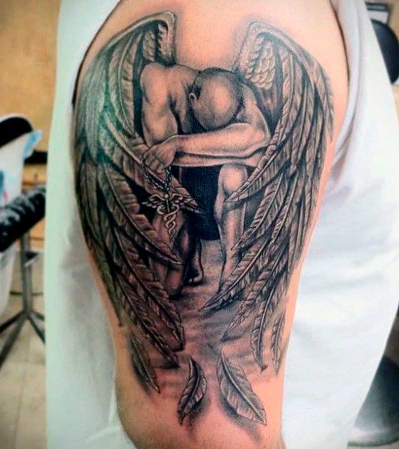 tatuajes de angeles para hombres 7