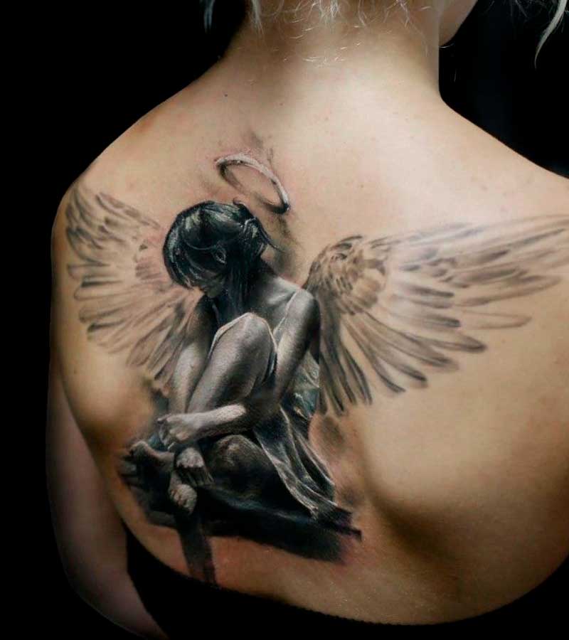 tatuajes de angeles para mujeres 1