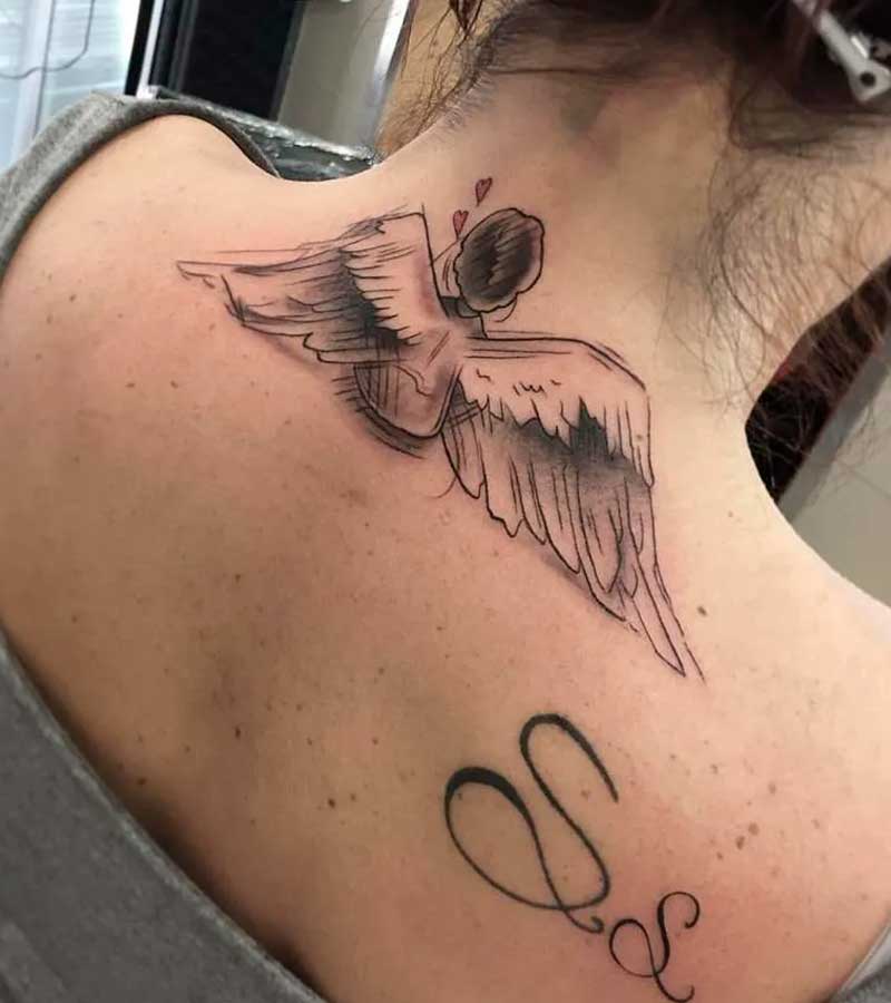 tatuajes de angeles para mujeres 10