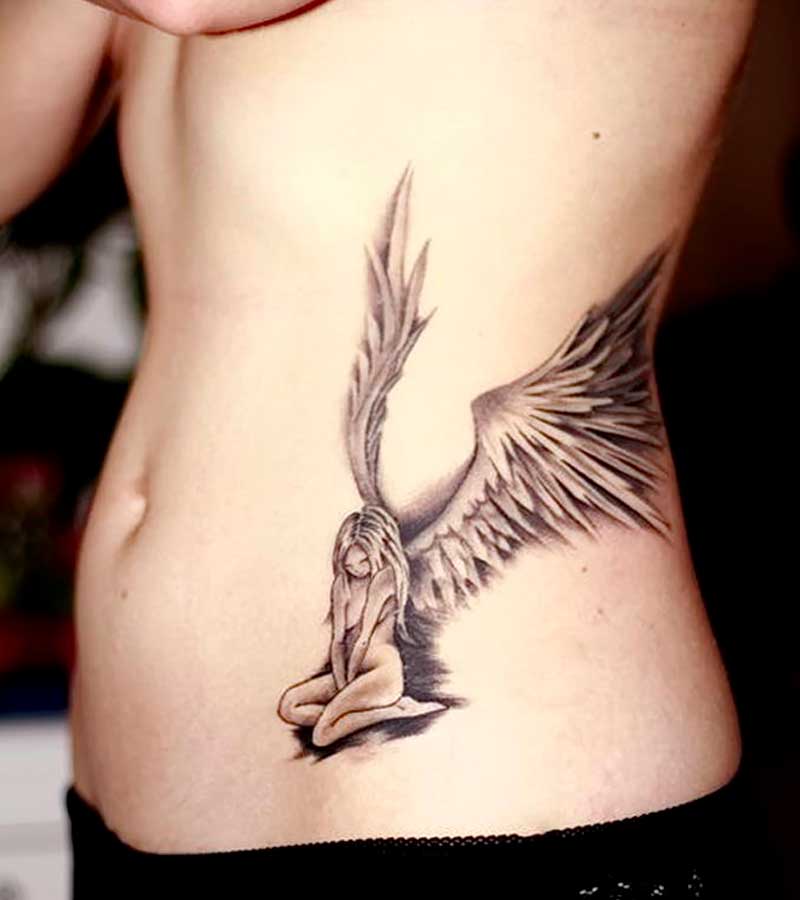 tatuajes de angeles para mujeres 14