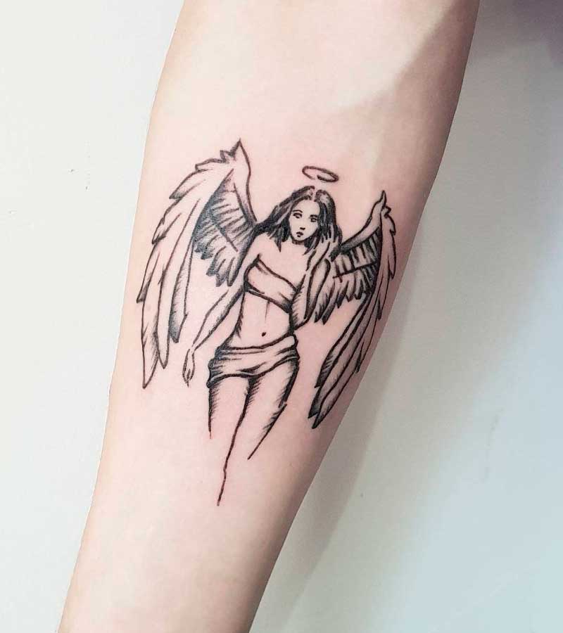 tatuajes de angeles para mujeres 2