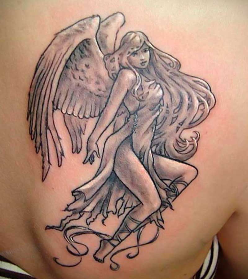 tatuajes de angeles para mujeres 5