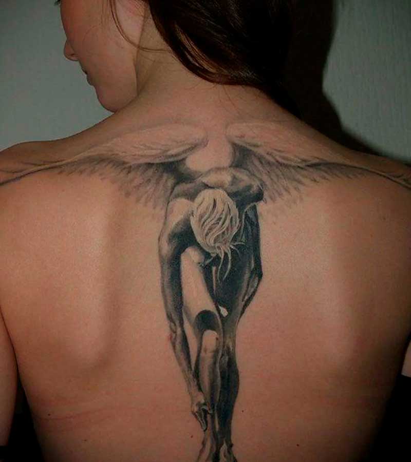 tatuajes de angeles para mujeres 7