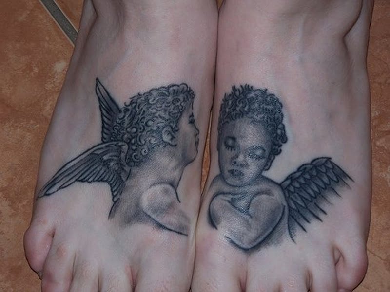 tatuajes de angeles para parejas 7