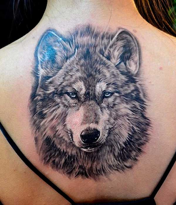 tatuajes de animales en la espalda