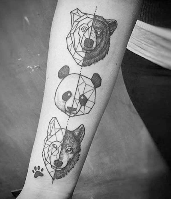 tatuajes de animales geometricos
