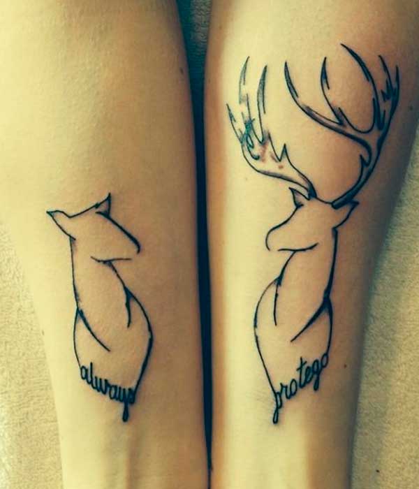 tatuajes de animales para parejas