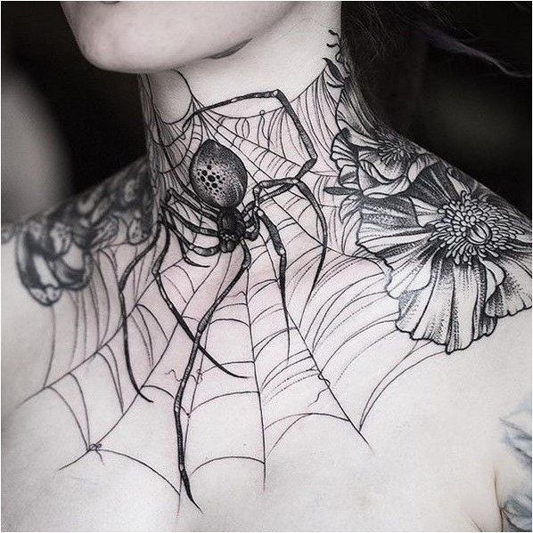 tatuajes de aranas para damas
