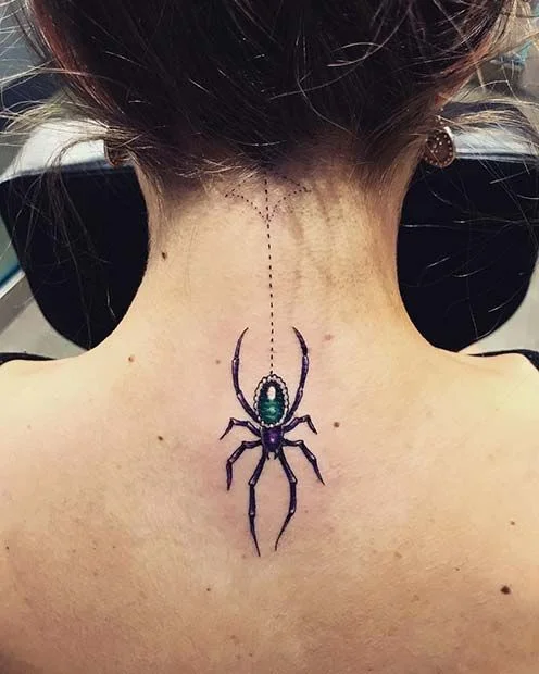 tatuajes de aranas para mujeres