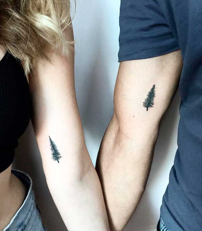 tatuajes de arboles para parejas