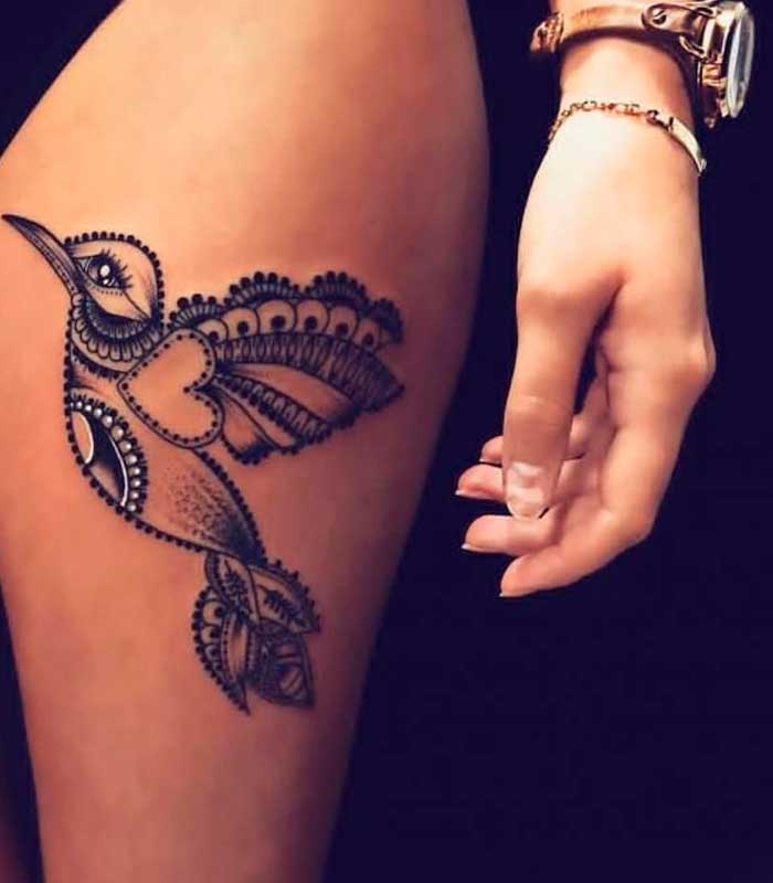 tatuajes de aves mandalas