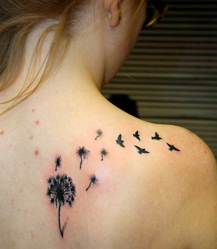 tatuajes de aves volando