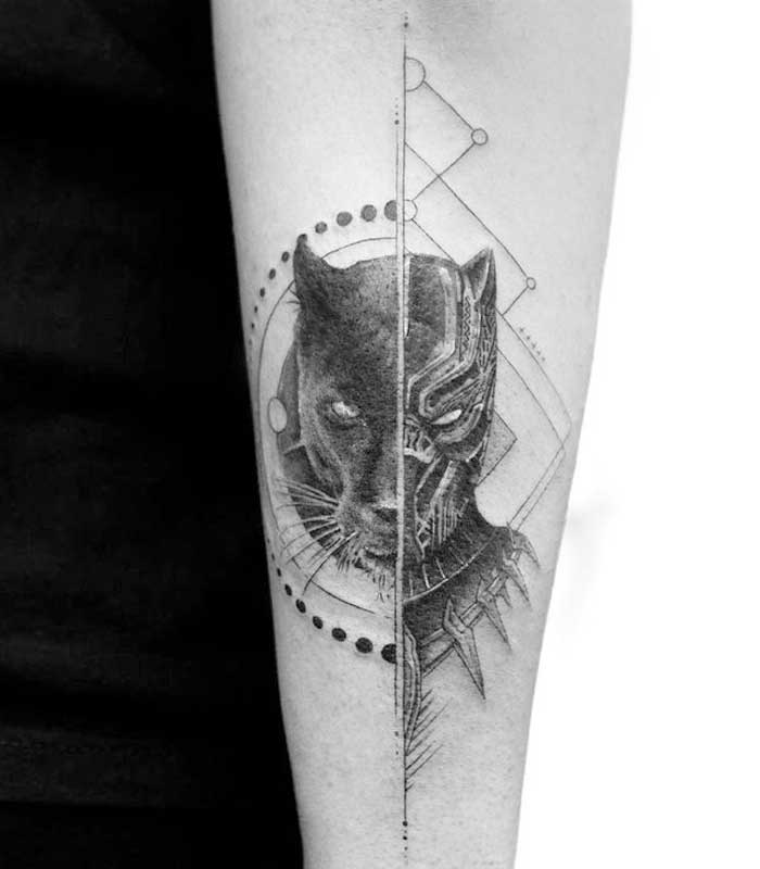 tatuajes de black panther