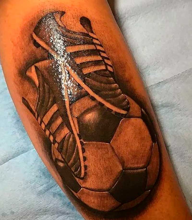 tatuajes de botas de futbol 13