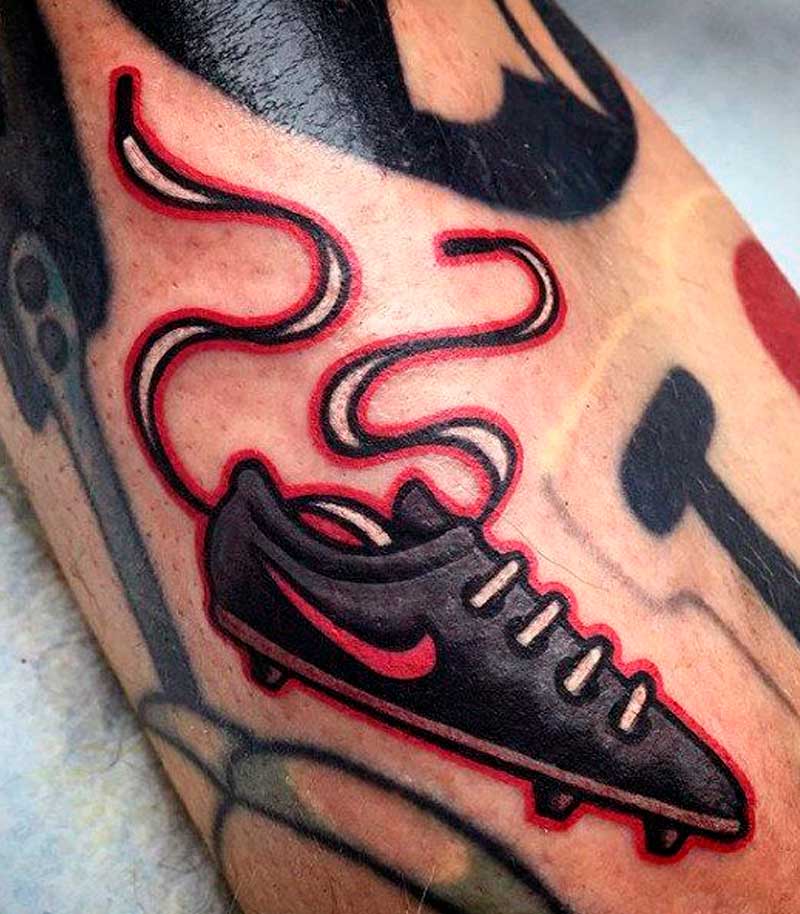 tatuajes de botas de futbol 8
