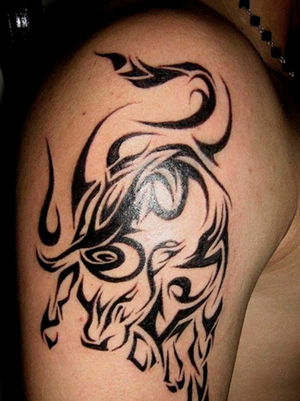 tatuajes de bufalos tribales