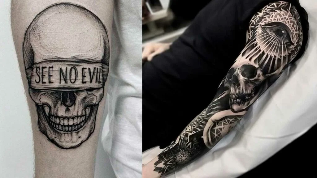 Tatuajes de calaveras: ☠ Significado y diseños originales
