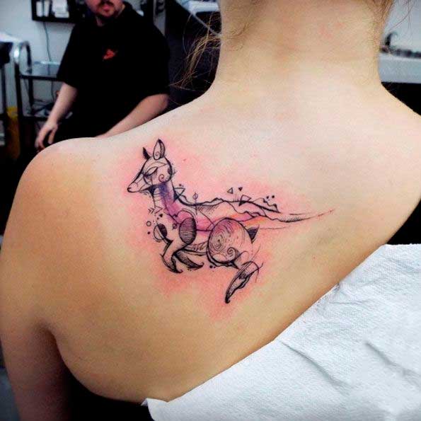 tatuajes de canguros para mujeres