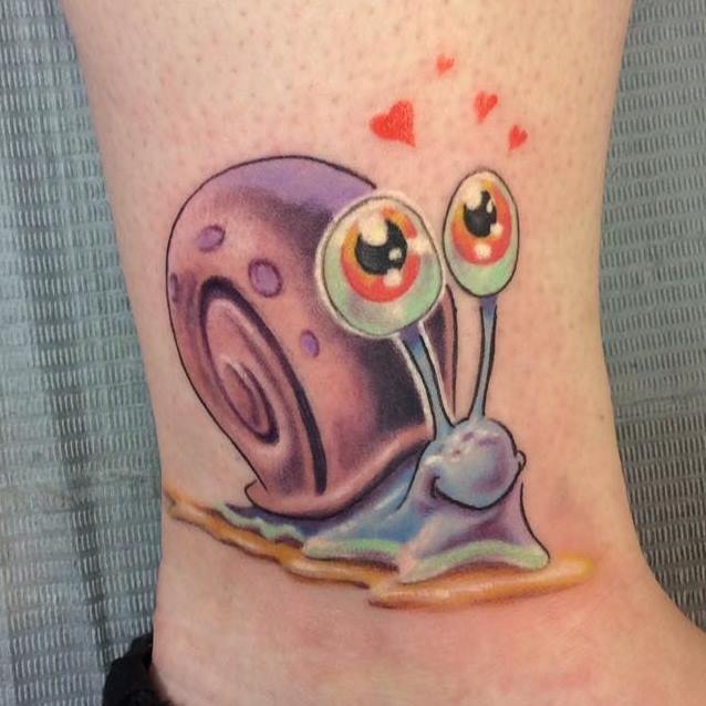 tatuajes de caracoles animados