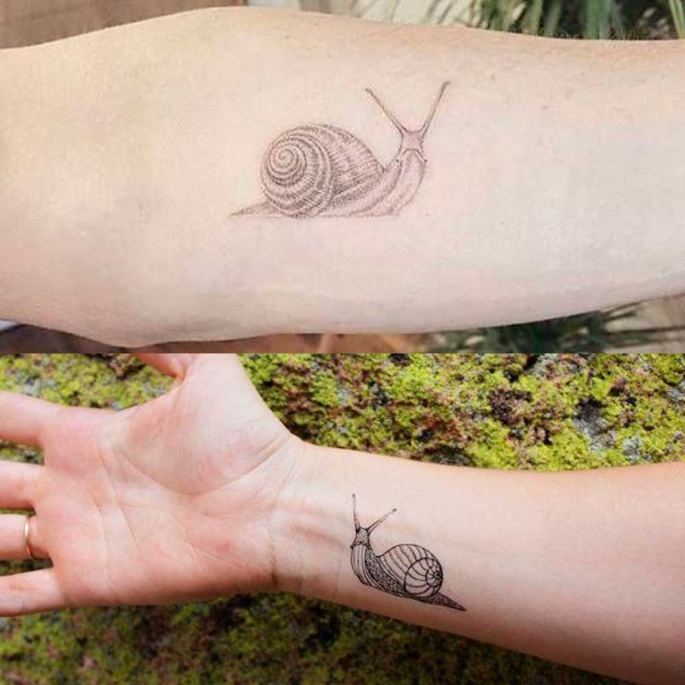 tatuajes de caracoles para parejas