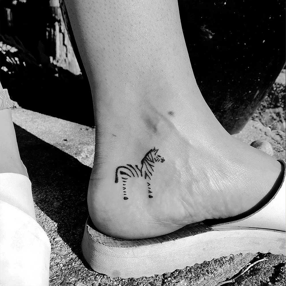 tatuajes de cebras pequenas